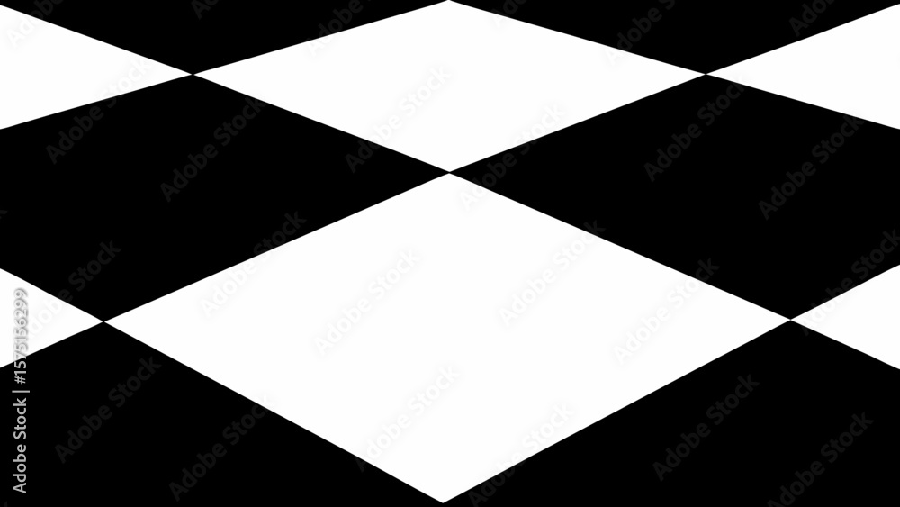 Aufkleber abstract black and white diamond pattern with transparency for diverse design applications