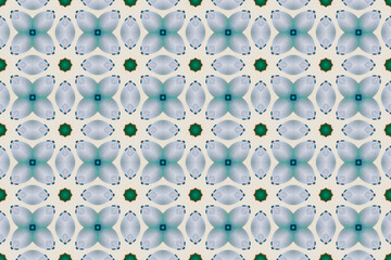 Seamless Background Graphic Fabric Tile Shape Fashion Perspective Geometric Visual Textile Interior Endless Luxury Digital Wallpaper Template Symmetric Cloth Art Texture Design Decoration Pattern.