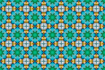 Seamless Background Graphic Fabric Tile Shape Fashion Perspective Geometric Visual Textile Interior Endless Luxury Digital Wallpaper Template Symmetric Cloth Art Texture Design Decoration Pattern.