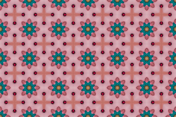 Seamless Background Graphic Fabric Tile Shape Fashion Perspective Geometric Visual Textile Interior Endless Luxury Digital Wallpaper Template Symmetric Cloth Art Texture Design Decoration Pattern.