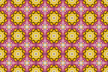 Seamless Background Graphic Fabric Tile Shape Fashion Perspective Geometric Visual Textile Interior Endless Luxury Digital Wallpaper Template Symmetric Cloth Art Texture Design Decoration Pattern.