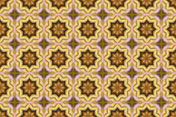 Seamless Background Graphic Fabric Tile Shape Fashion Perspective Geometric Visual Textile Interior Endless Luxury Digital Wallpaper Template Symmetric Cloth Art Texture Design Decoration Pattern.