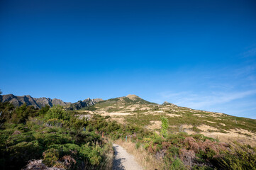 Mountain view from the Isthmus Peak, New Zealand