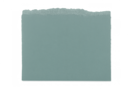 Torn green paper fragment revealing ragged edges, transparency offering versatile graphic design element - Powered by Adobe