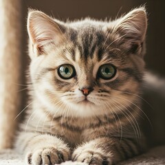 Lovely and cute baby kitten