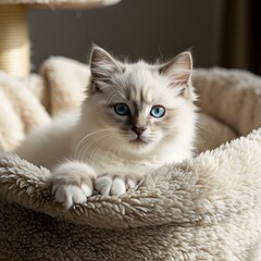 Lovely and cute baby kitten