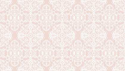 Seamless hand drawn mandala pattern vintage elements in orienta
3