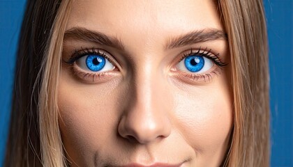 Fototapeta premium Close-up of woman's face and eyes
