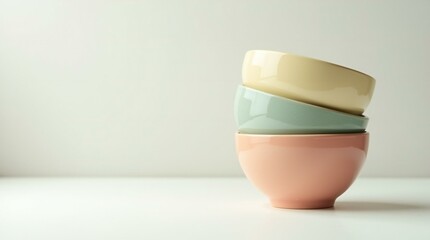 Stack of Ceramic Bowls.