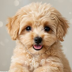 Lovely and cute baby puppy