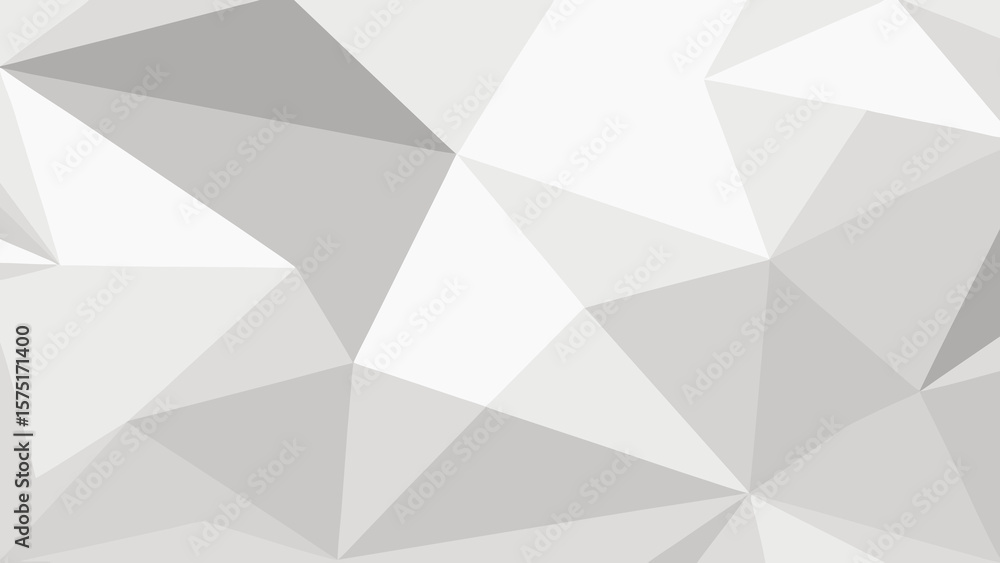 Poster abstract geometric background with grayscale triangles creating a modern and minimalist design