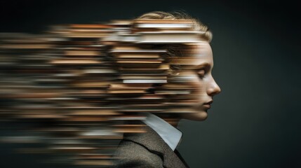 Obraz premium Learning speed varies but faster acquisition accelerates success and adaptability in changing situations. 