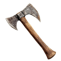 Survival Adventure Axe on Transparent Background PNG Format – Perfect Weapon Tool for Hiking and Outdoor Adventures