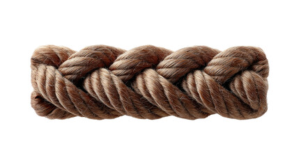 Braided Rope: A close-up view of a meticulously braided rope, showcasing the texture and craftsmanship, symbolizing strength and connection. 