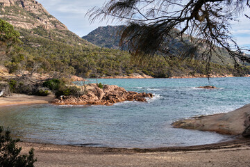 Honeymoon Bay is one of the nicest spots on the peninsula - Coles Bay, Tasmania, Australia