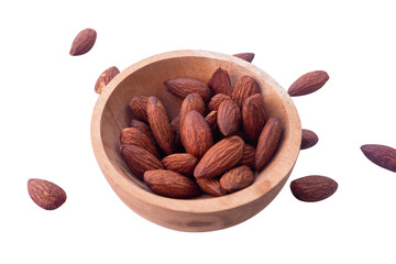 almonds in a bowl