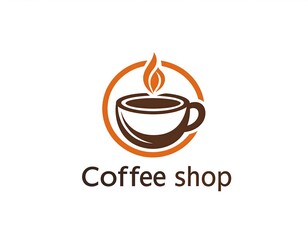 Simple coffee shop logo