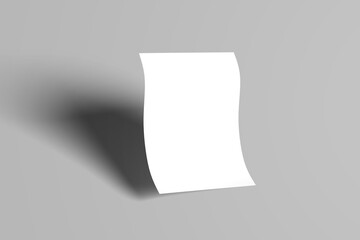 a4 flyer blank white paper