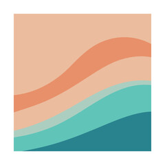 Obraz premium Abstract flowing waves background with smooth gradients in CMYK color model