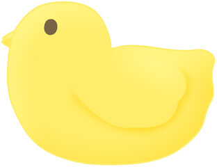 Cute Yellow Chick Illustration, Baby Bird Cartoon, Spring and Easter Theme, Adorable Animal Vector, Children’s Book Style, Kids Friendly, Simple Flat Design