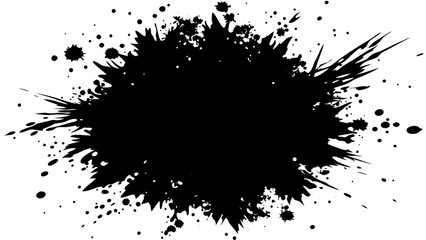 Hand-drawn brush textures with splatters and scribbles for creative design use.

