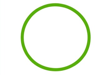 Green circle frame
