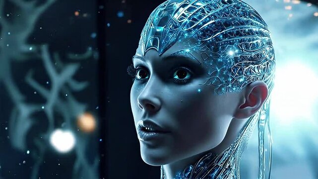 Galaxy Version of elf in pararel World realistis, highly ai, generatif
