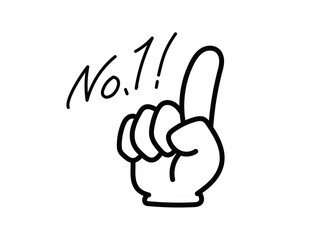 手のアイコン_人差し指_01_No.1