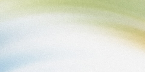 Abstract gradient background with textured grain in white green and yellow colors with soft edges