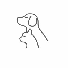 vector image of a dog