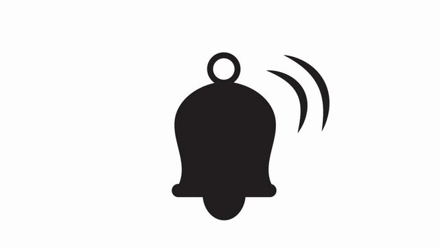 bell icon animation simple  flat