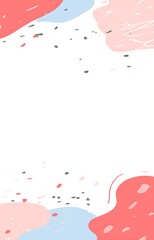 Abstract pattern with colorful geometric shapes