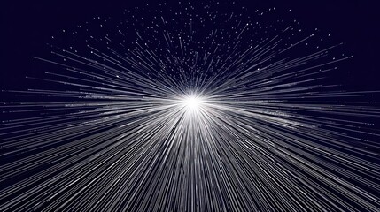 Abstract radiating lines