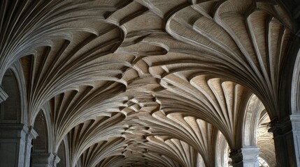 Ornate vaulted ceiling