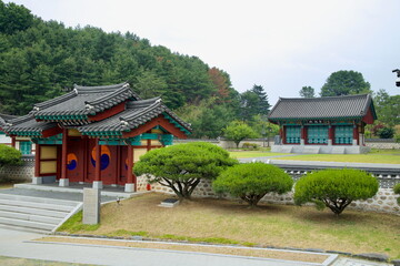 Twin Shrine Halls in Gongju Historic Complex