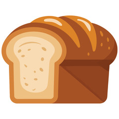 vector illustration of a bread