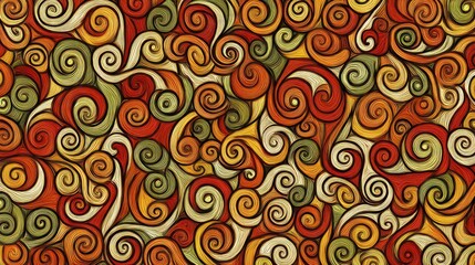 Autumnal swirls
