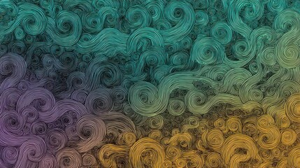 Abstract swirling colors