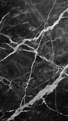 Black Marble Texture with White Veins for Interior Design and Wallpaper