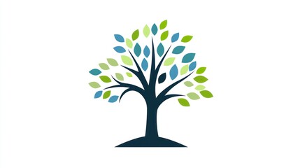 Abstract tree graphic