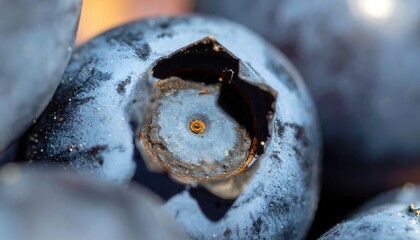 Close-up of fresh blueberries