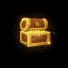 Isolated Pixel Art Sparkle Effect for Overlays, Lucky Coins, and Treasure. 8k.