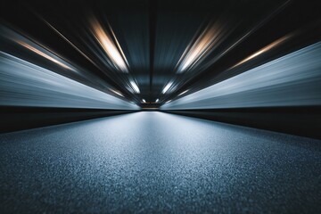 Fast-Paced Motion Blur Urban Environment Photography Dynamic Perspective Light Trails