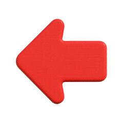 3d red arrow