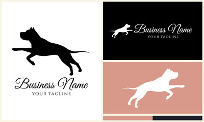 Dog Silhouette Logo Design. (6)