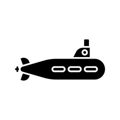Submarine Vector Icon Illustration. vector eps