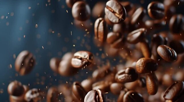 Cinematic Coffee Beans Art of the Roast