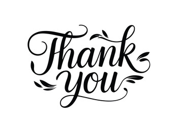 Thank you card hand lettering, business thank you card, expressing gratitude & appreciation, thanks giving day 