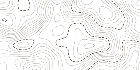 Topographic map lines background. Abstract vector illustration.
