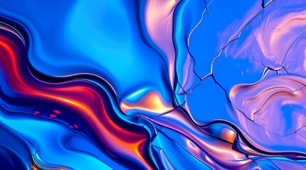 Obraz premium Merge glossy waves